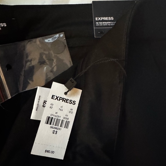 Express editor skyscraper mid rise pants black - Picture 2 of 7